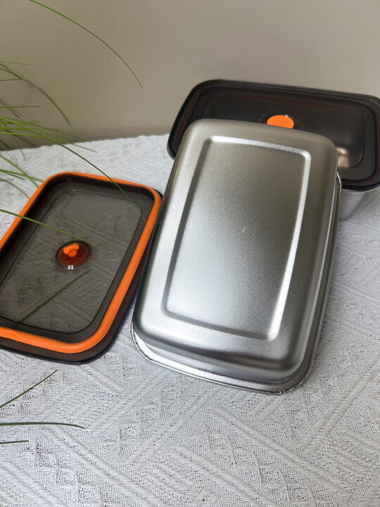 🇮🇹 (Prendi 6 + 3 gratis) Scatola ermetica in acciaio inox tedesco 316 per conservare gli alimenti