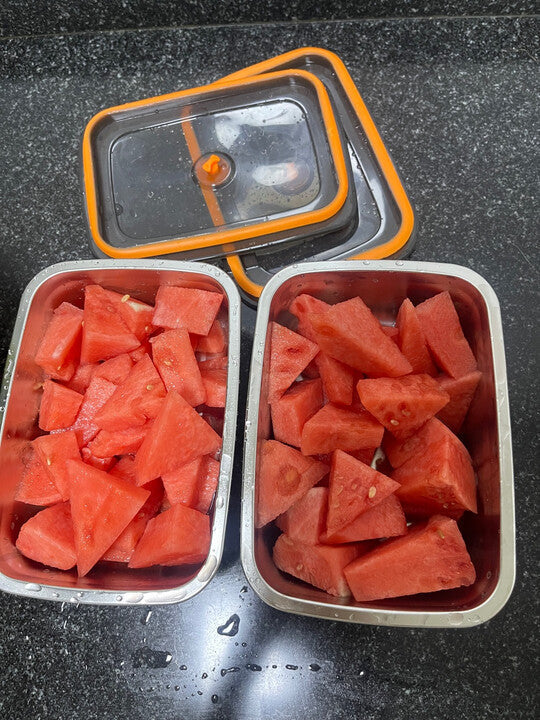 🇮🇹 (Prendi 6 + 3 gratis) Scatola ermetica in acciaio inox tedesco 316 per conservare gli alimenti