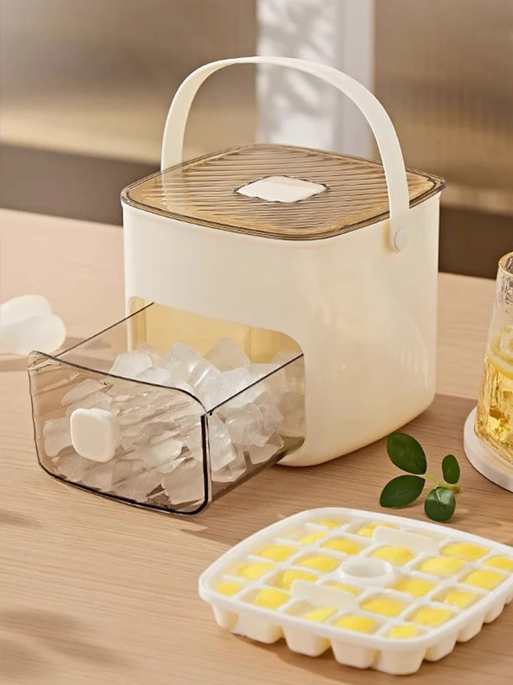 IceBox™ – Secchiello Portatile per Ghiaccio con Cassetto e Manico