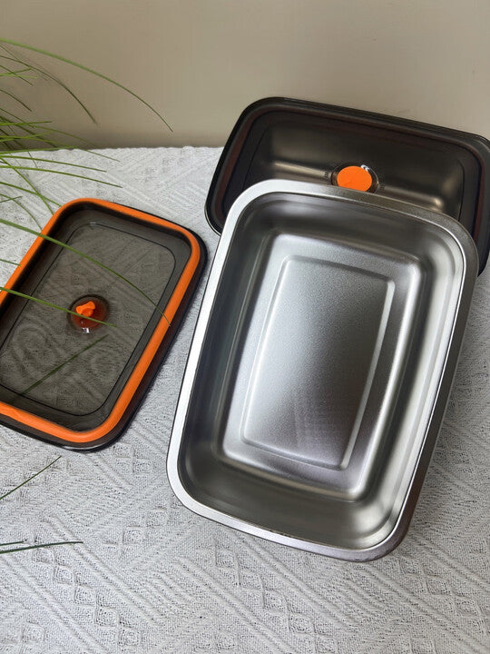 🇮🇹 (Prendi 6 + 3 gratis) Scatola ermetica in acciaio inox tedesco 316 per conservare gli alimenti