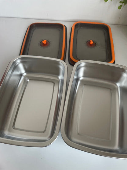 🇮🇹 (Prendi 6 + 3 gratis) Scatola ermetica in acciaio inox tedesco 316 per conservare gli alimenti