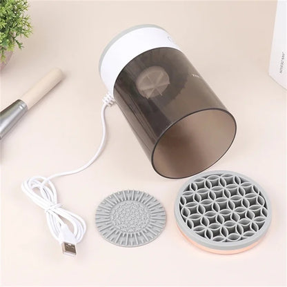 PureBrush™ – Detergente Elettrico 3 in 1 per Pennelli da Trucco con Asciugatura Rapida