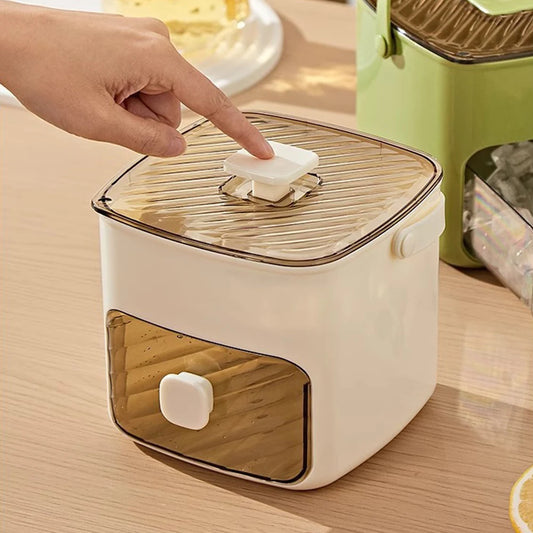 IceBox™ – Secchiello Portatile per Ghiaccio con Cassetto e Manico