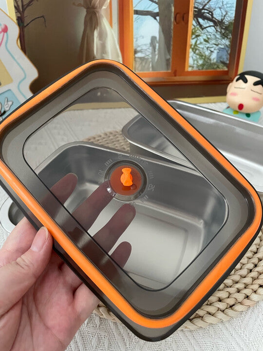 🇮🇹 (Prendi 6 + 3 gratis) Scatola ermetica in acciaio inox tedesco 316 per conservare gli alimenti